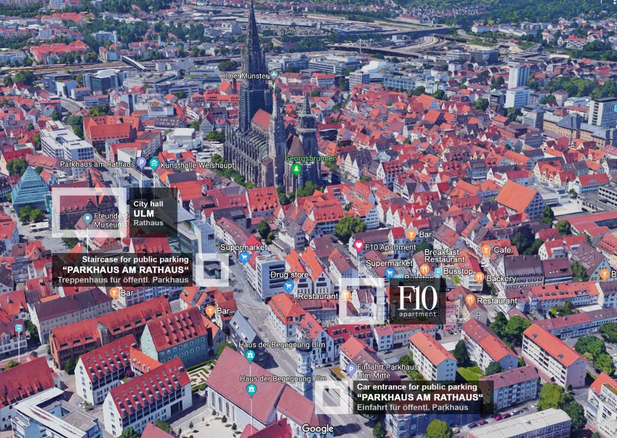 F10 Apartments Ulm Zewnętrze zdjęcie